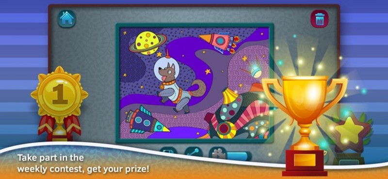 Live coloring book app screenshot