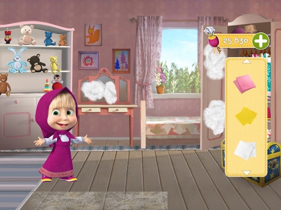 Masha and Bear Clean House Image