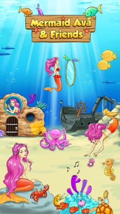 Mermaid Ava and Friends - Ocean Princess Hair Care, Make Up Salon, Dress Up and Underwater Adventures screenshot