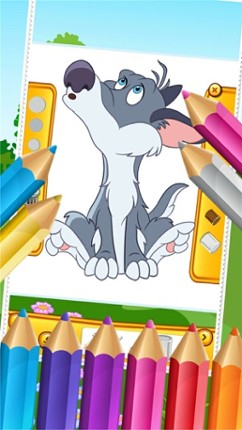 My Zoo Animal Friends Draw Coloring Book World for Kids screenshot