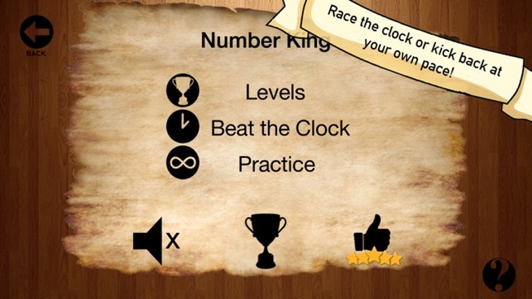 Number King: a Math Logic Puzzle Game screenshot