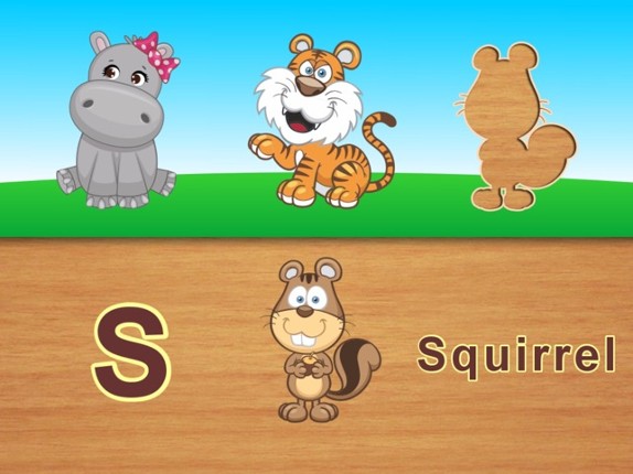 Smart puzzles for kids learning to read - toddlers educational games and children's preschool Image