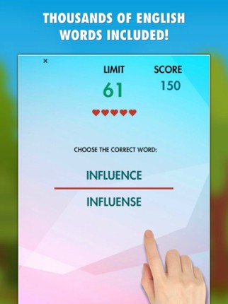 Spelling Challenge Game screenshot