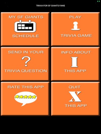 Trivia Game for SF Giants fans Image