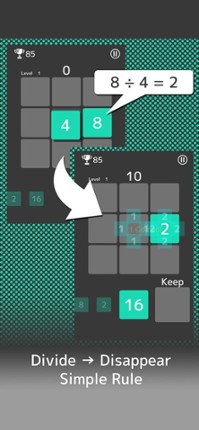 Divide Number Puzzle screenshot