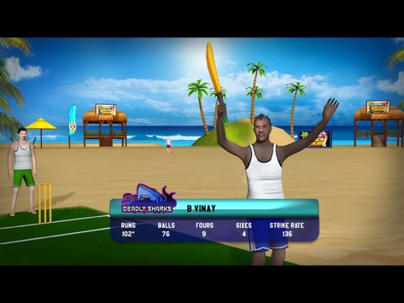 Friends Beach Cricket screenshot