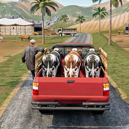 Farm Animal 3D Transport Games Image