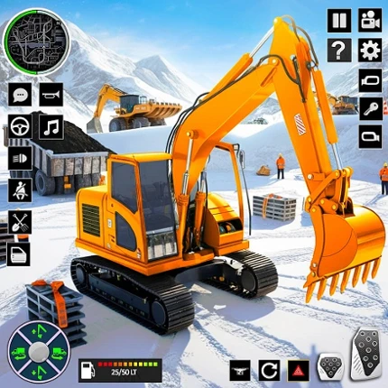 Grand Snow Excavator Sim 3D Image