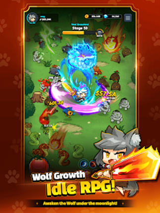 Go Go Wolf! - Idle RPG screenshot