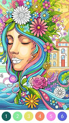 Tangle Color by Number Book screenshot