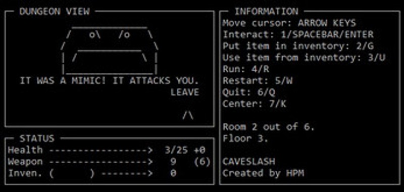 CAVESLASH screenshot