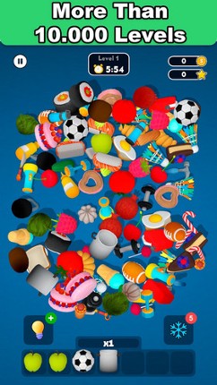 Match Tile 3D - Find Triple Image