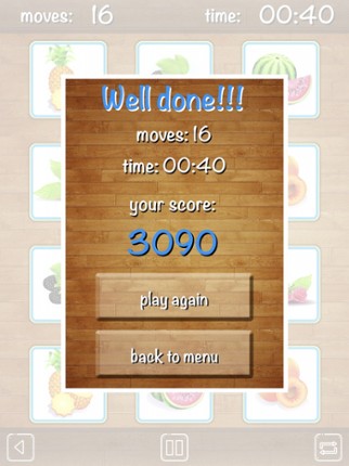 Memory Match train brain game screenshot