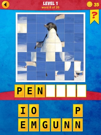 Mosaic: Tap the pic, guess the word! screenshot