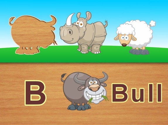 Smart puzzles for kids learning to read - toddlers educational games and children's preschool Image