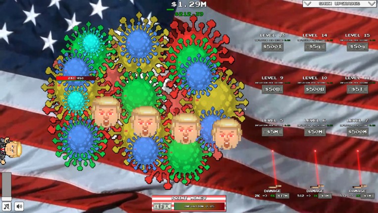 Trump VS Covid: Save The World Clicker screenshot