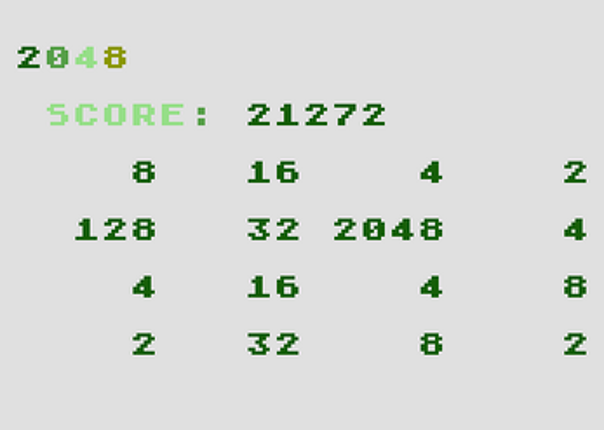 2048 (Atari 8 Bit) by D. Scott Williamson screenshot