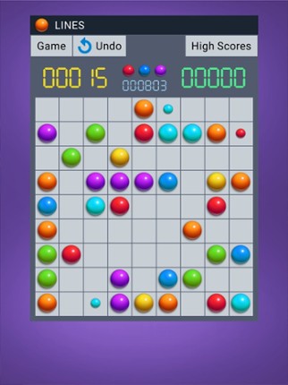 Color Lines 98: Classic Balls screenshot