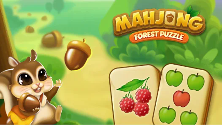 Mahjong Forest Puzzle Image