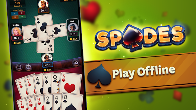 Spades - Offline Card Games Image