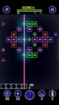 Brick Breaker Glow screenshot