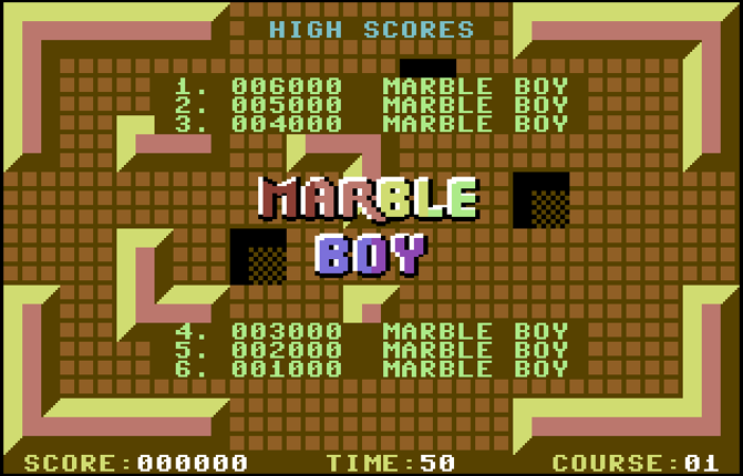 Marble Boy 4K (C64) Image