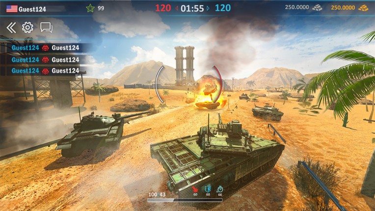 Modern Assault Tanks screenshot