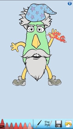 Monster Dress up Coloring Book! screenshot