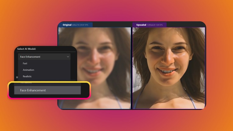 Nero AI Video Upscaler screenshot