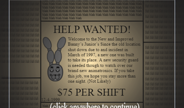 One Night At Banny´s 2 Image