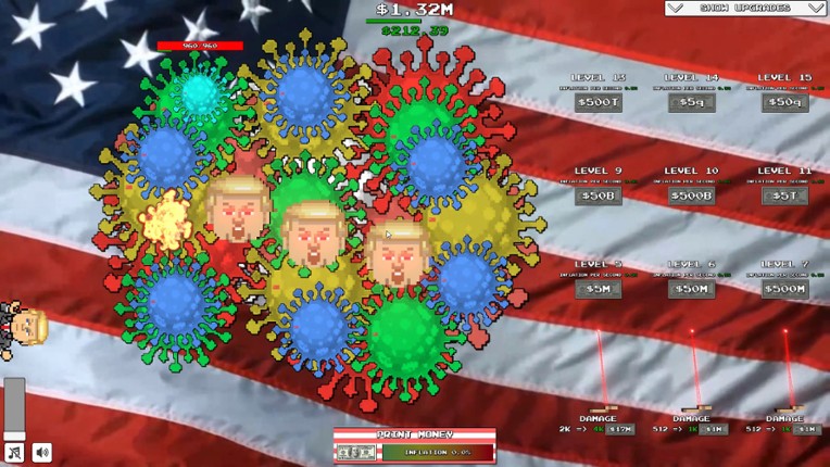 Trump VS Covid: Save The World Clicker screenshot