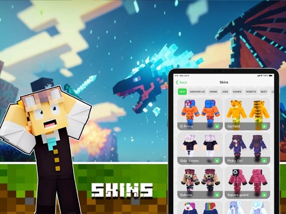 Addons and Skins for Minecraft screenshot