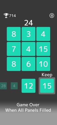 Divide Number Puzzle screenshot