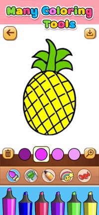 Fruits Coloring &amp; Drawing screenshot