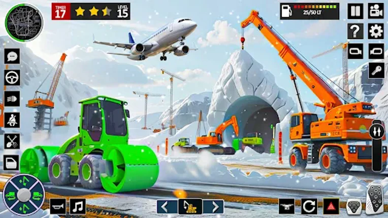 Grand Snow Excavator Sim 3D screenshot