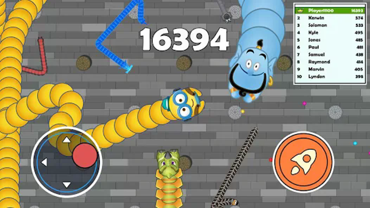 Sneak Snake-Slither Worm Game screenshot