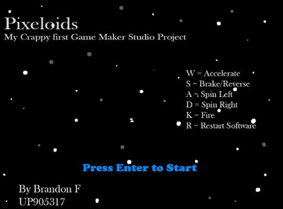Using GMS to Make A Asteroids Clone Image