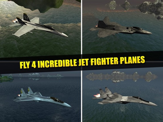 Jet Plane Fighter Pilot Flying Simulator Real War Combat Fighting Games Image