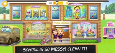 Sweet Baby Girl School Cleanup Image