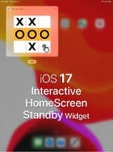 Tic Tac Toe 3-in-a-row widget Image