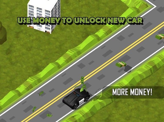3D Zig-Zag Police Car - Fast Hunting Mosted Super Wanted Racer Game screenshot