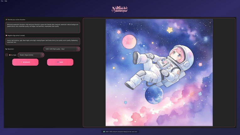 Anime Art Generator - Unlimited AI screenshot