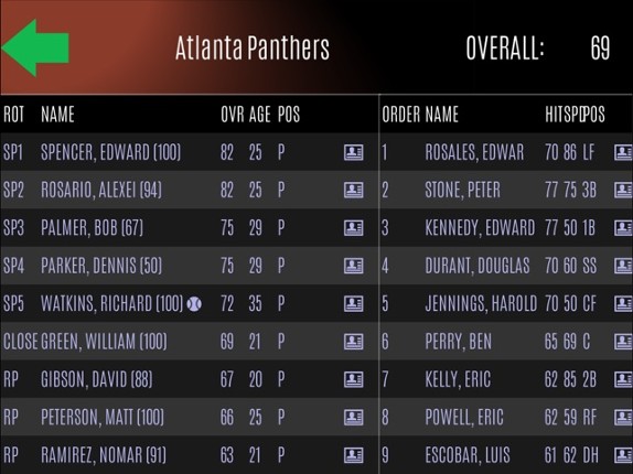 Baseball General Manager screenshot