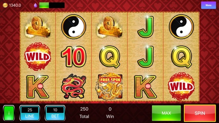 Casino Slots - Golden Dragon Treasure box Image