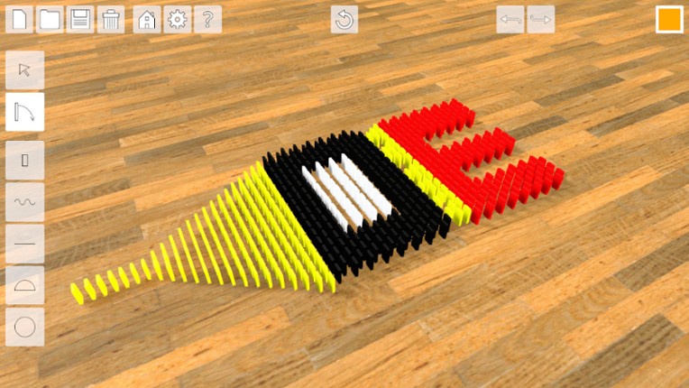 Domino Effect: Build and Topple screenshot