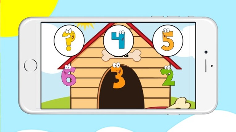 Find missing numbers learning games for kindergarten Image