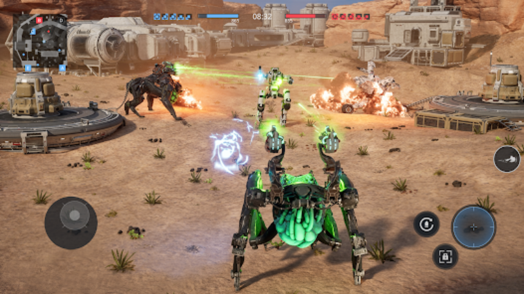 Armor Attack: robot PvP game screenshot