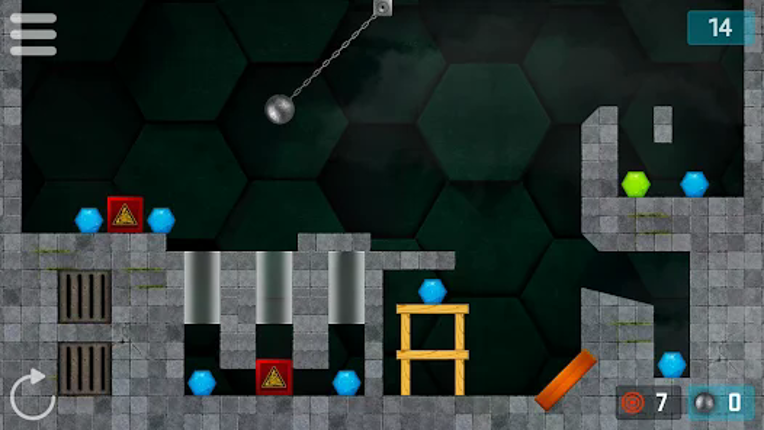 HEXASMASH - Physics Puzzle Image