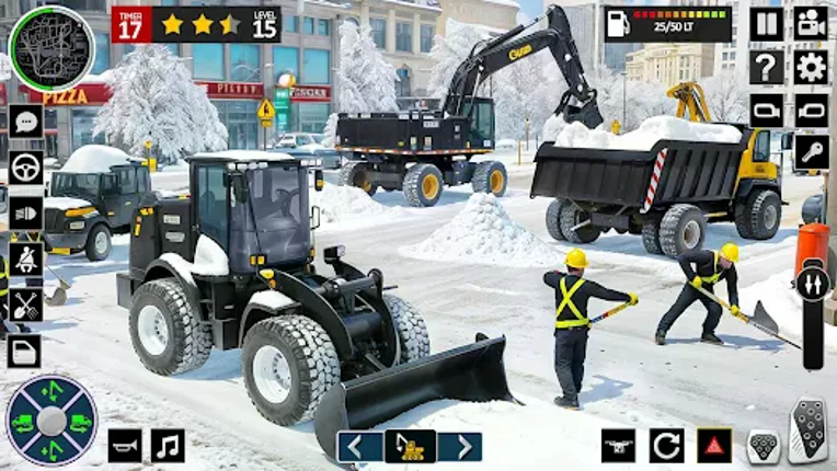 Grand Snow Excavator Sim 3D screenshot