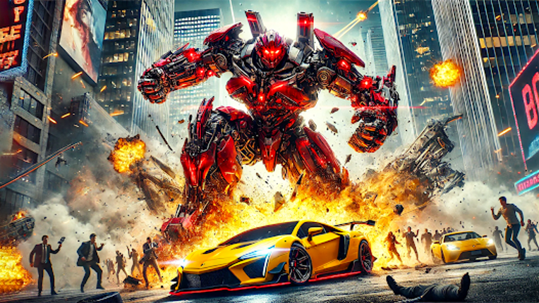Robot Transform Robot Car Game screenshot